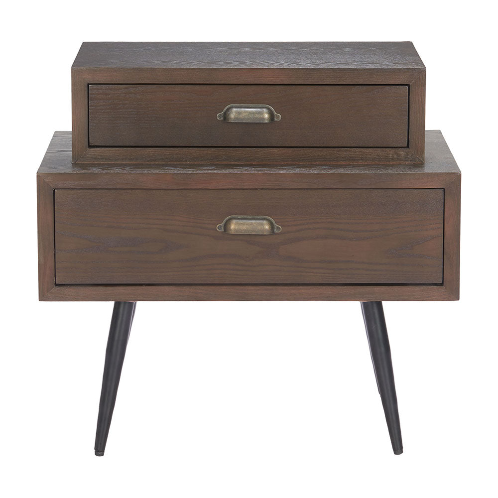 MECHY SIDE TABLE BROWN