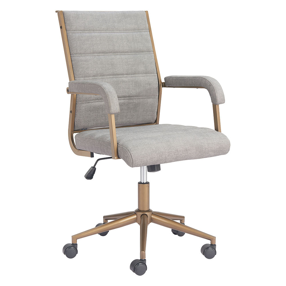 AUCTION OFFICE CHAIR GRAY
