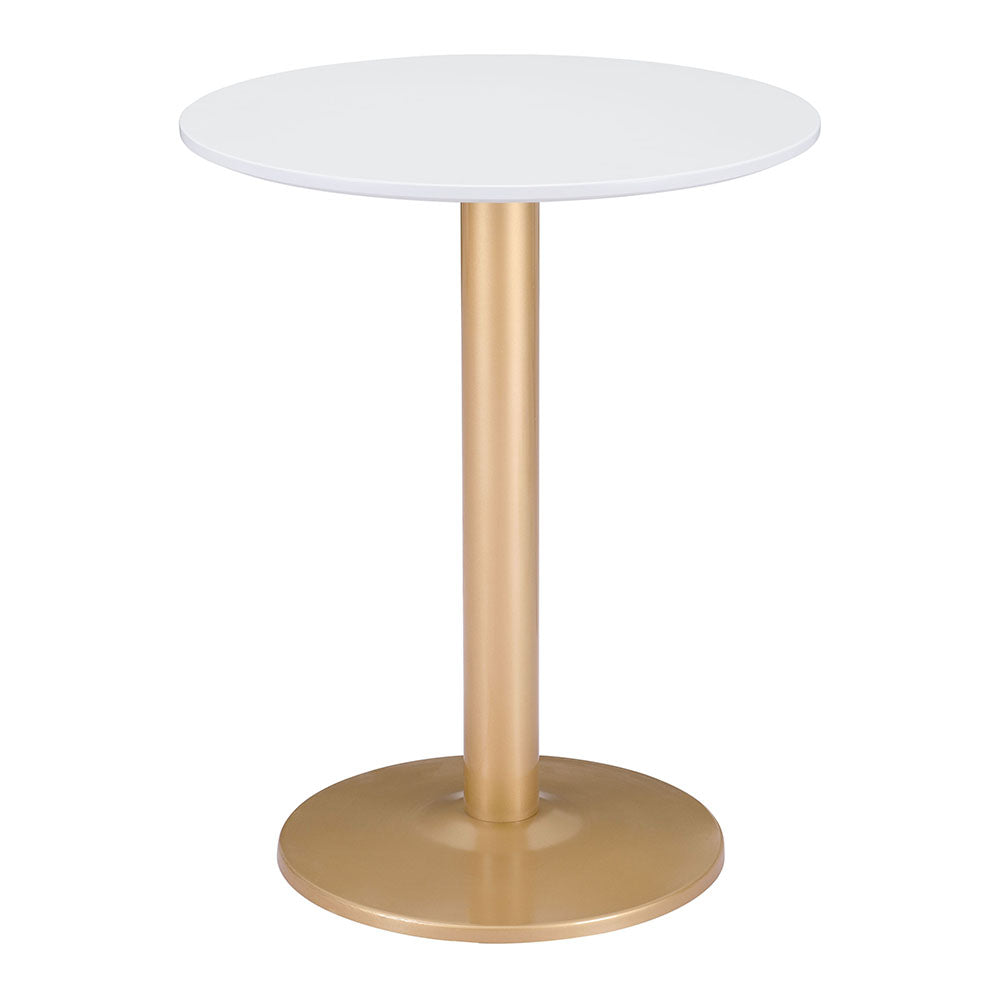 ALTO BISTRO TABLE WHITE & GOLD