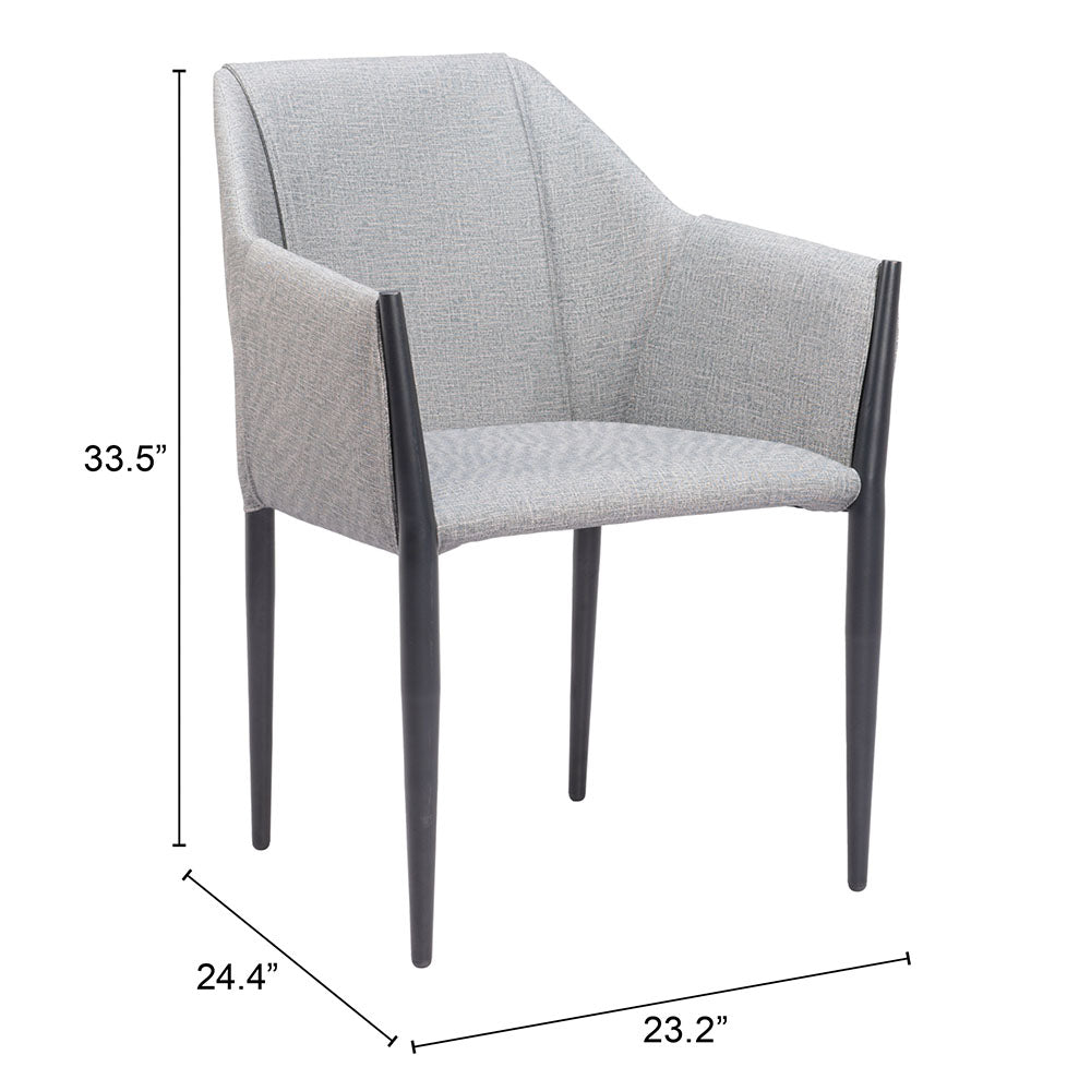 ANDOVER DINING CHAIR SLATE GRAY
