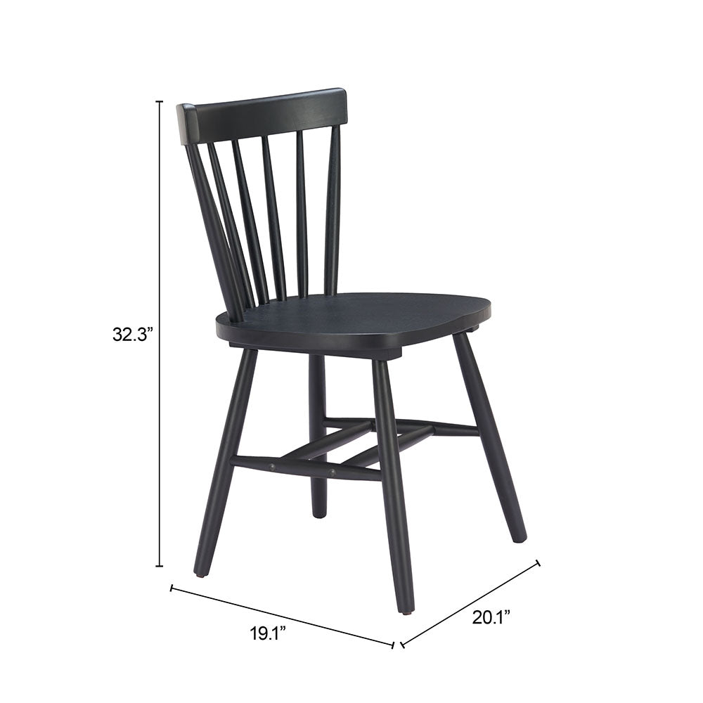 TYCE DINING CHAIR BLACK