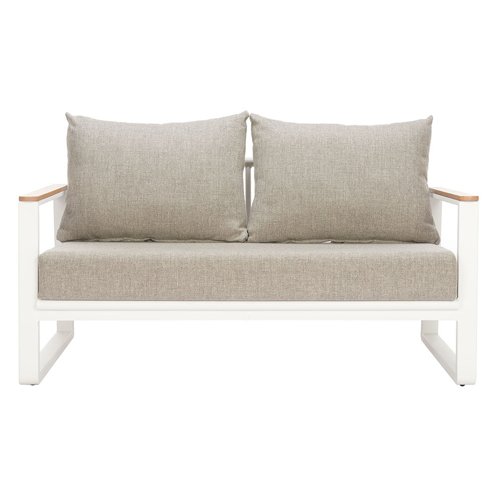 WELT SOFA TAUPE & WHITE