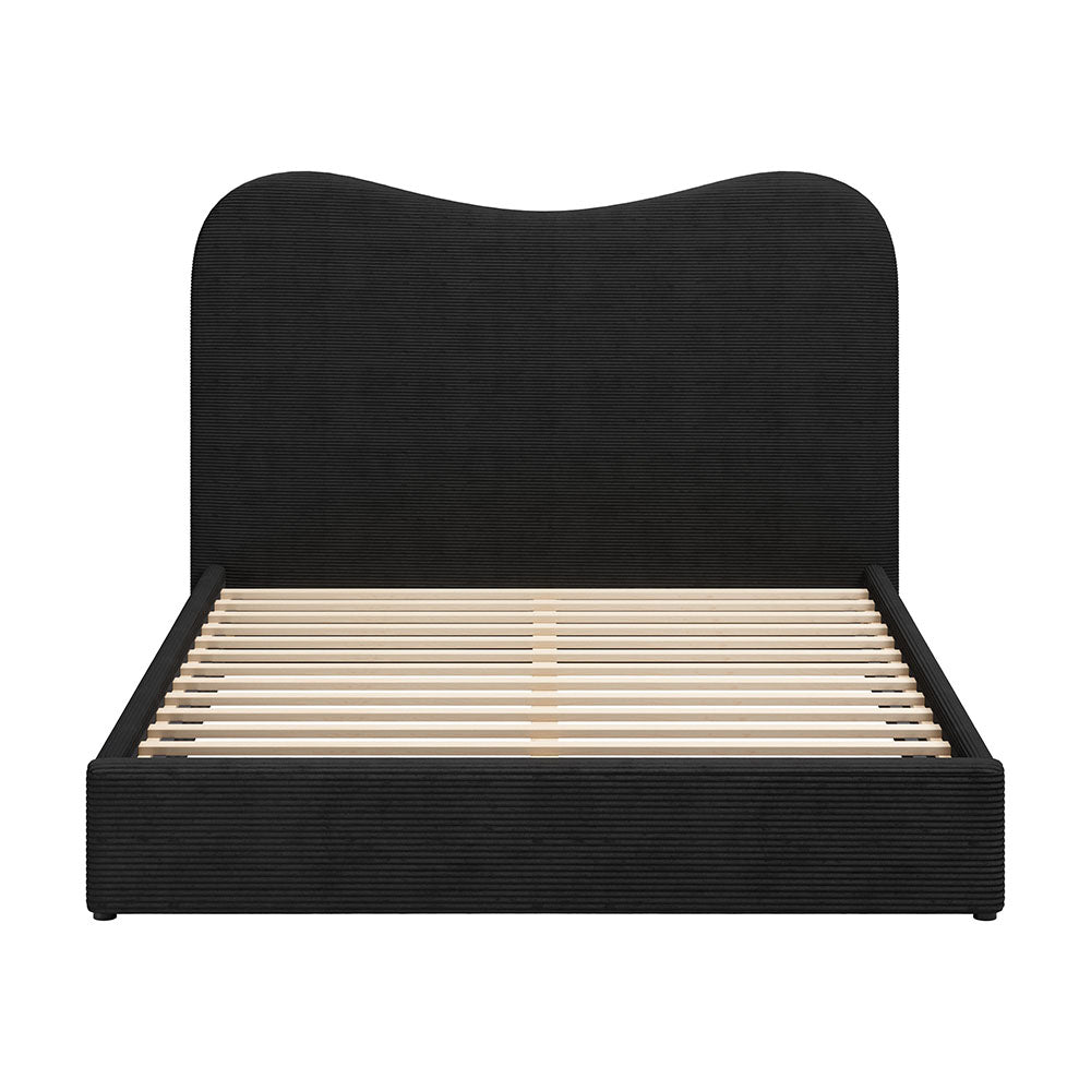 SELE QUEEN BED BLACK