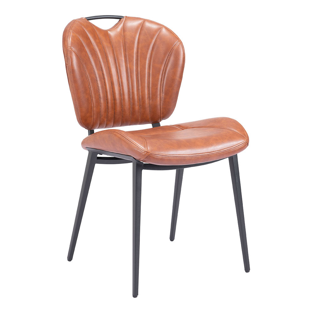 TERRENCE DINING CHAIR VINTAGE BROWN
