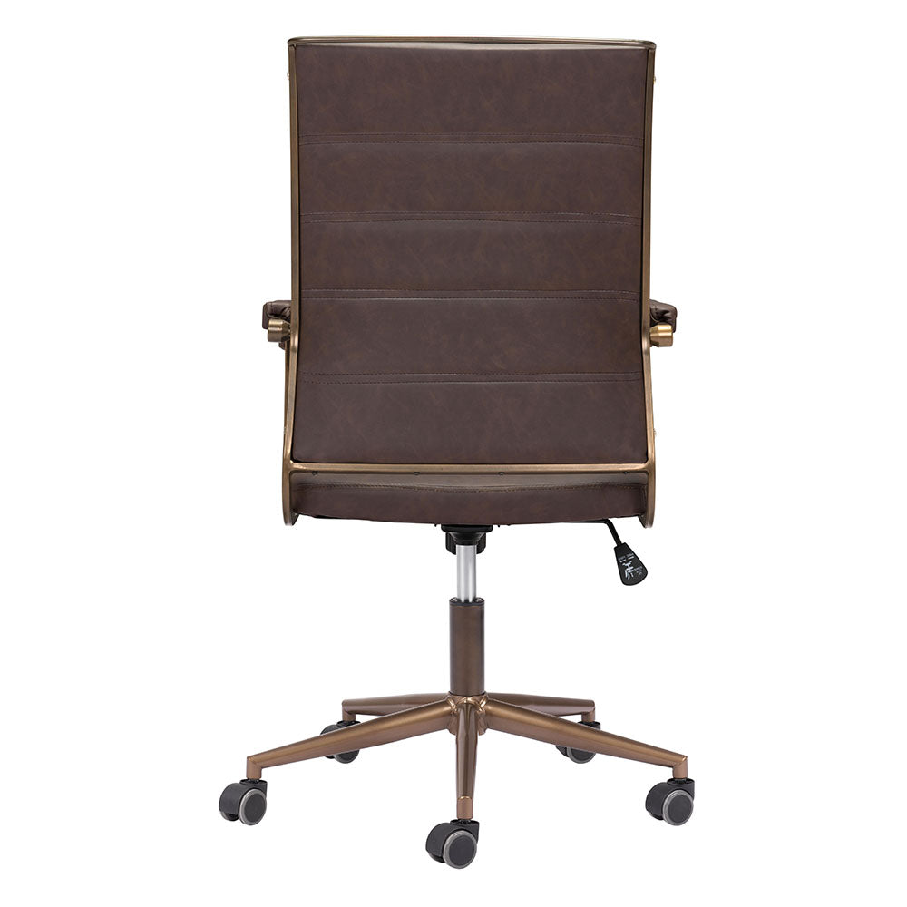 AUCTION OFFICE CHAIR ESPRESSO