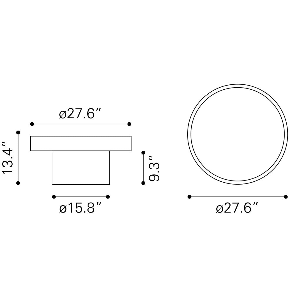 WATSON COFFEE TABLE BLACK