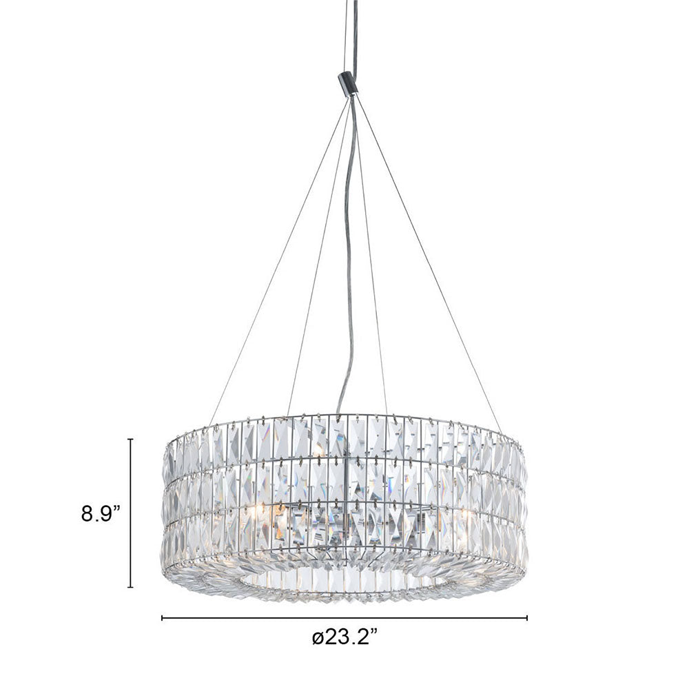 JENA CEILING LAMP CHROME