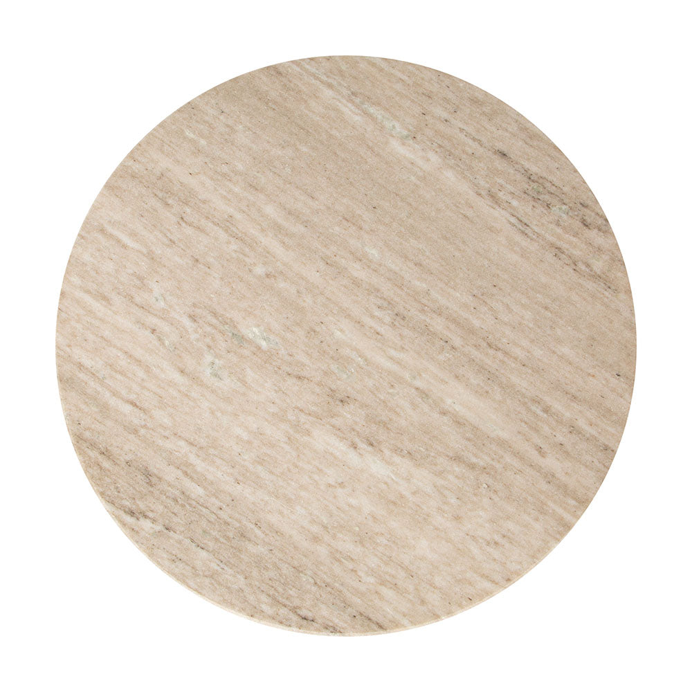EDA SIDE TABLE WHITE & NATURAL