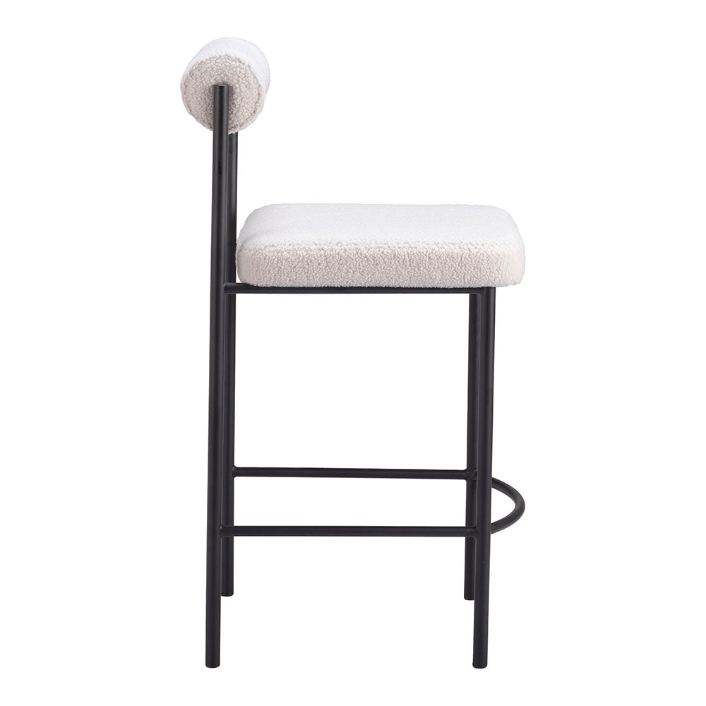 LIVORNO COUNTER STOOL IVORY