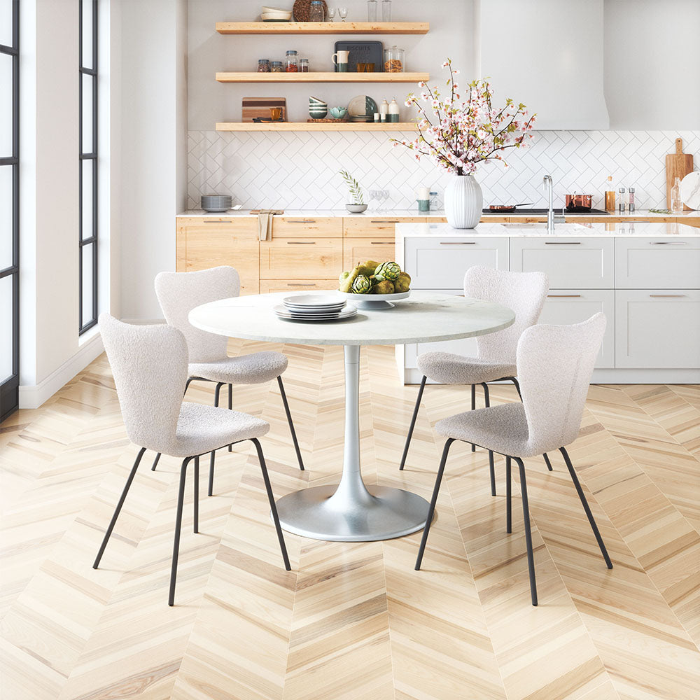 THIBIDEAUX DINING CHAIR IVORY