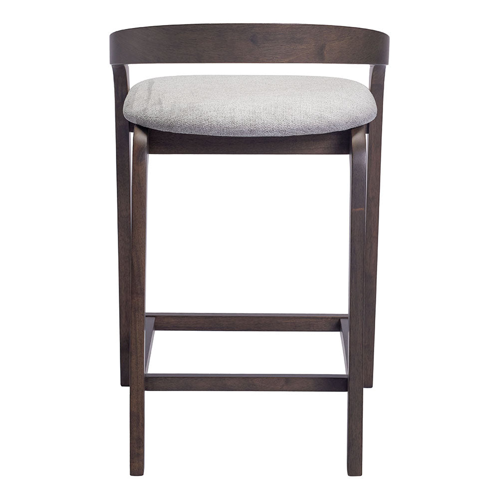 TROY COUNTER STOOL GRAY & ESPRESSO