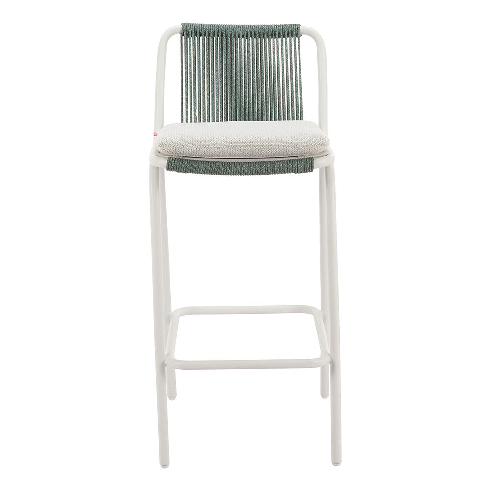 LUFT BARSTOOL WHITE & GREEN