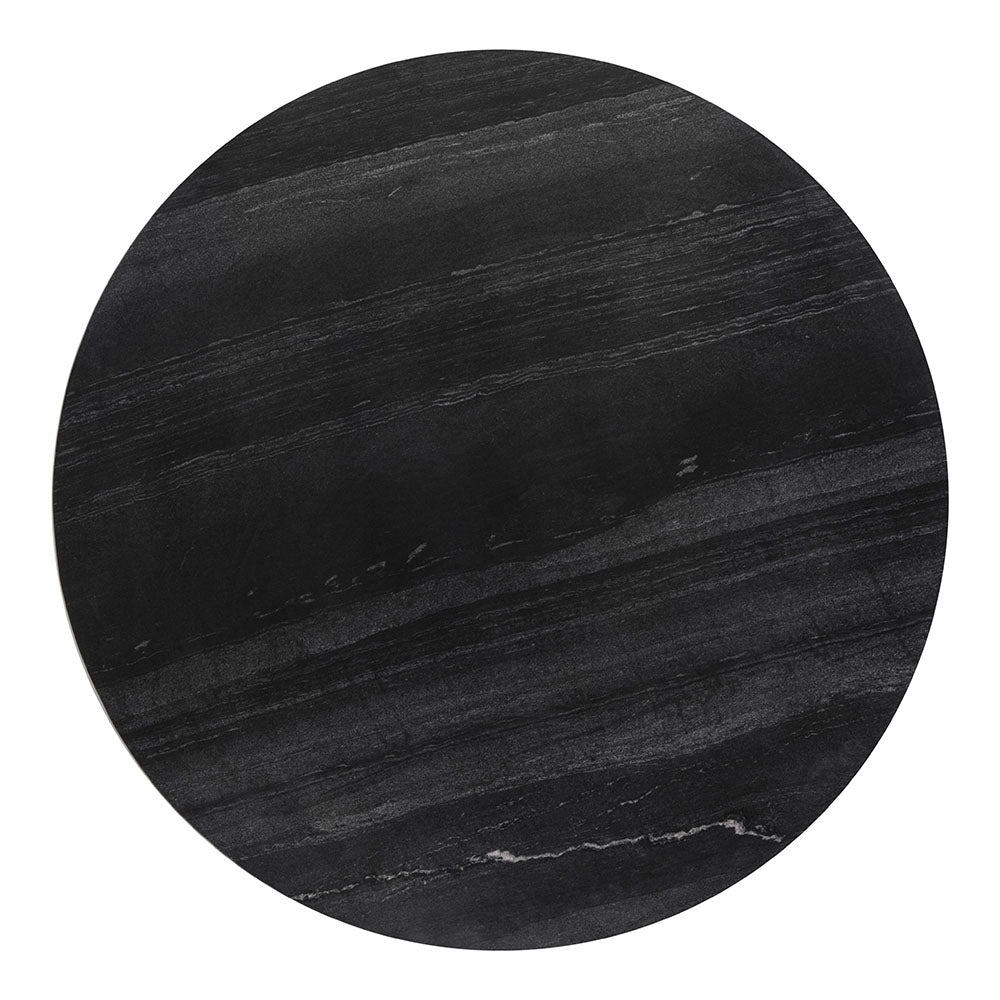 TAJ DINING TABLE BLACK & GOLD