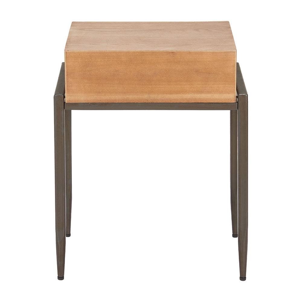 VEREC SIDE TABLE NATURAL