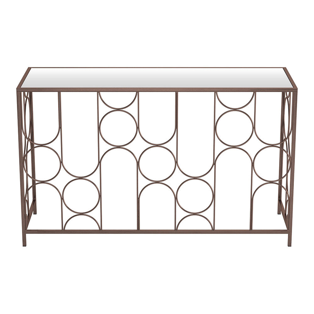 CONVALE CONSOLE TABLE BRONZE