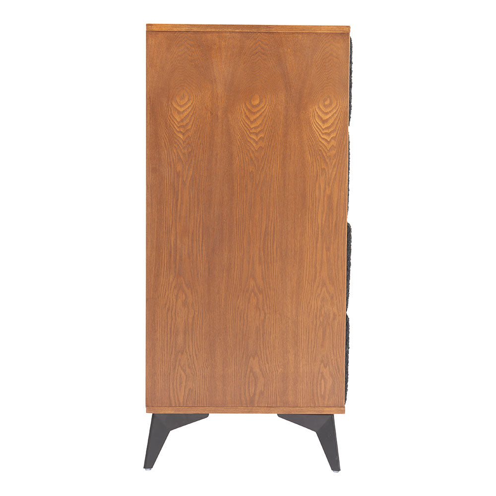 ZARIF CHEST BLACK & WALNUT