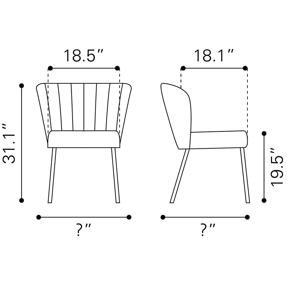 AIMEE DINING CHAIR BEIGE