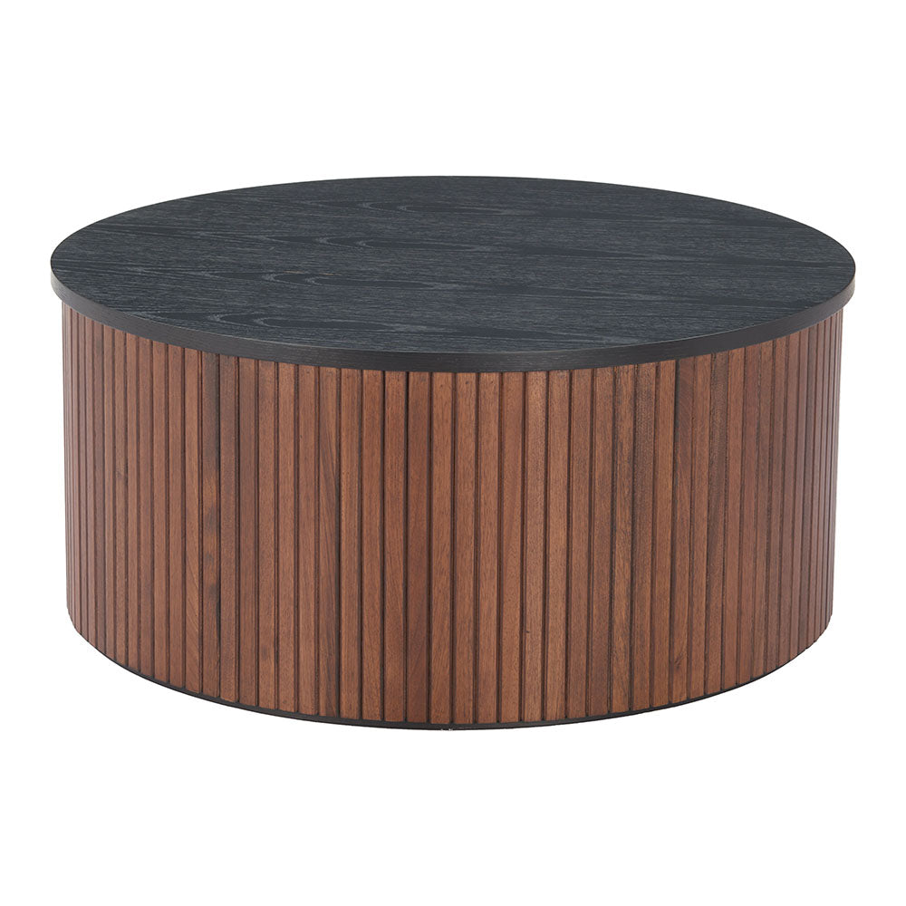 NEJAUS COFFEE TABLE BLACK & WALNUT