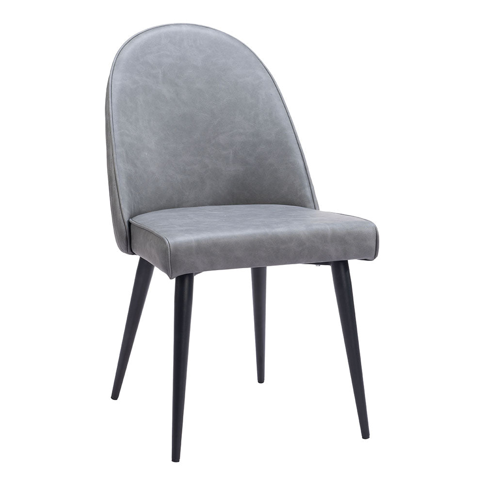 SILLOTH ARMLESS DINING CHAIR GRAY