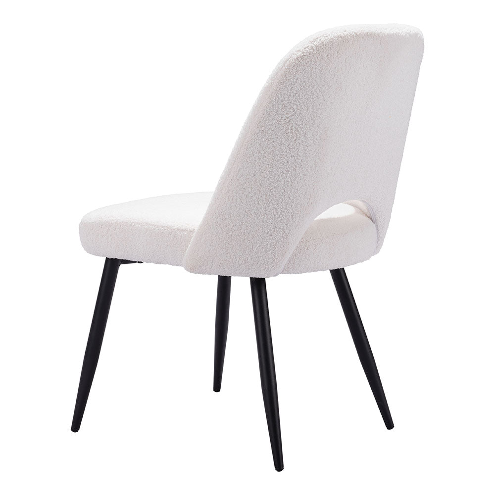 TEDDY DINING CHAIR IVORY