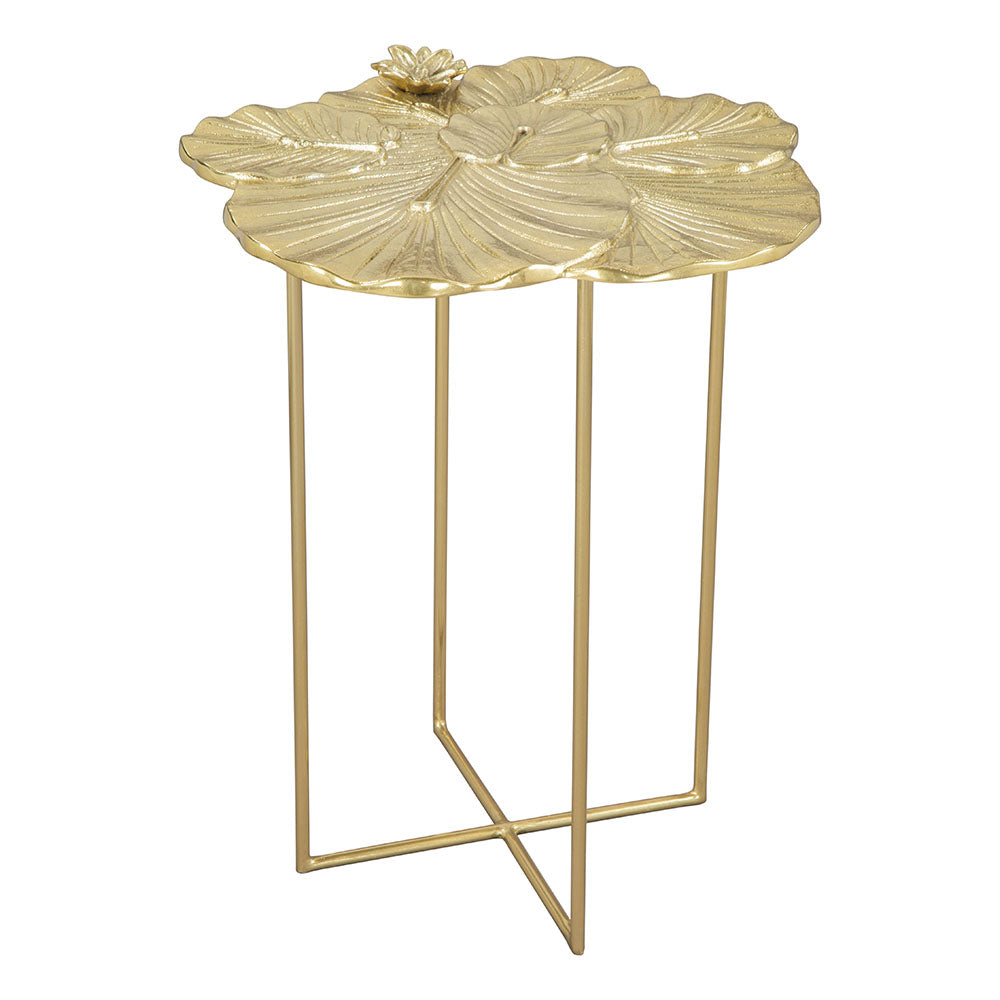 LOTUS SIDE TABLE GOLD