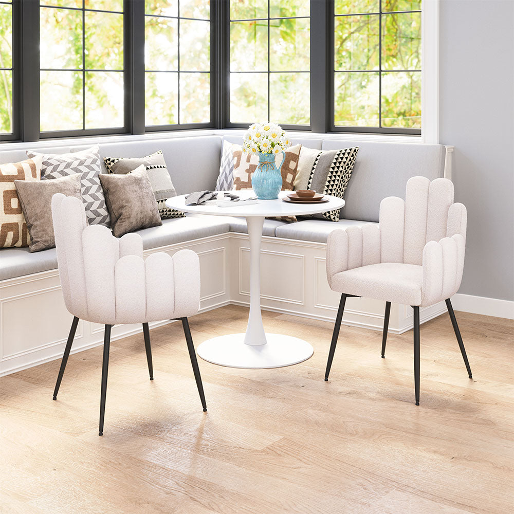NOOSA DINING CHAIR IVORY