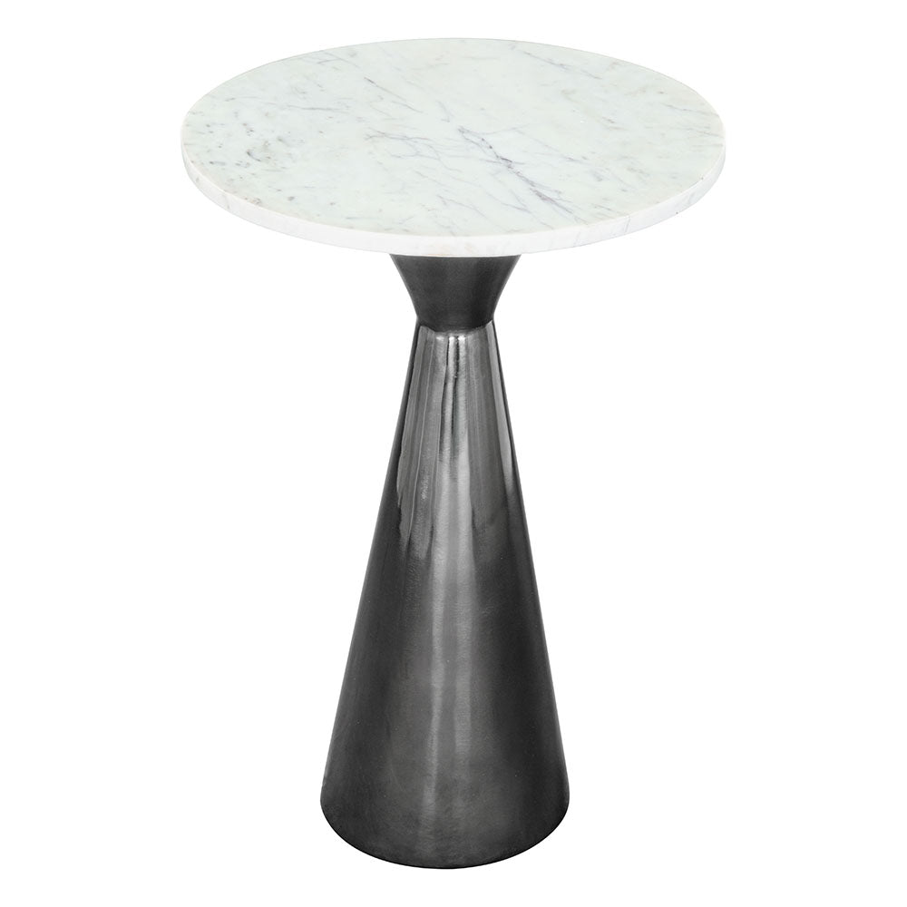 TIM SIDE TABLE WHITE & BLACK