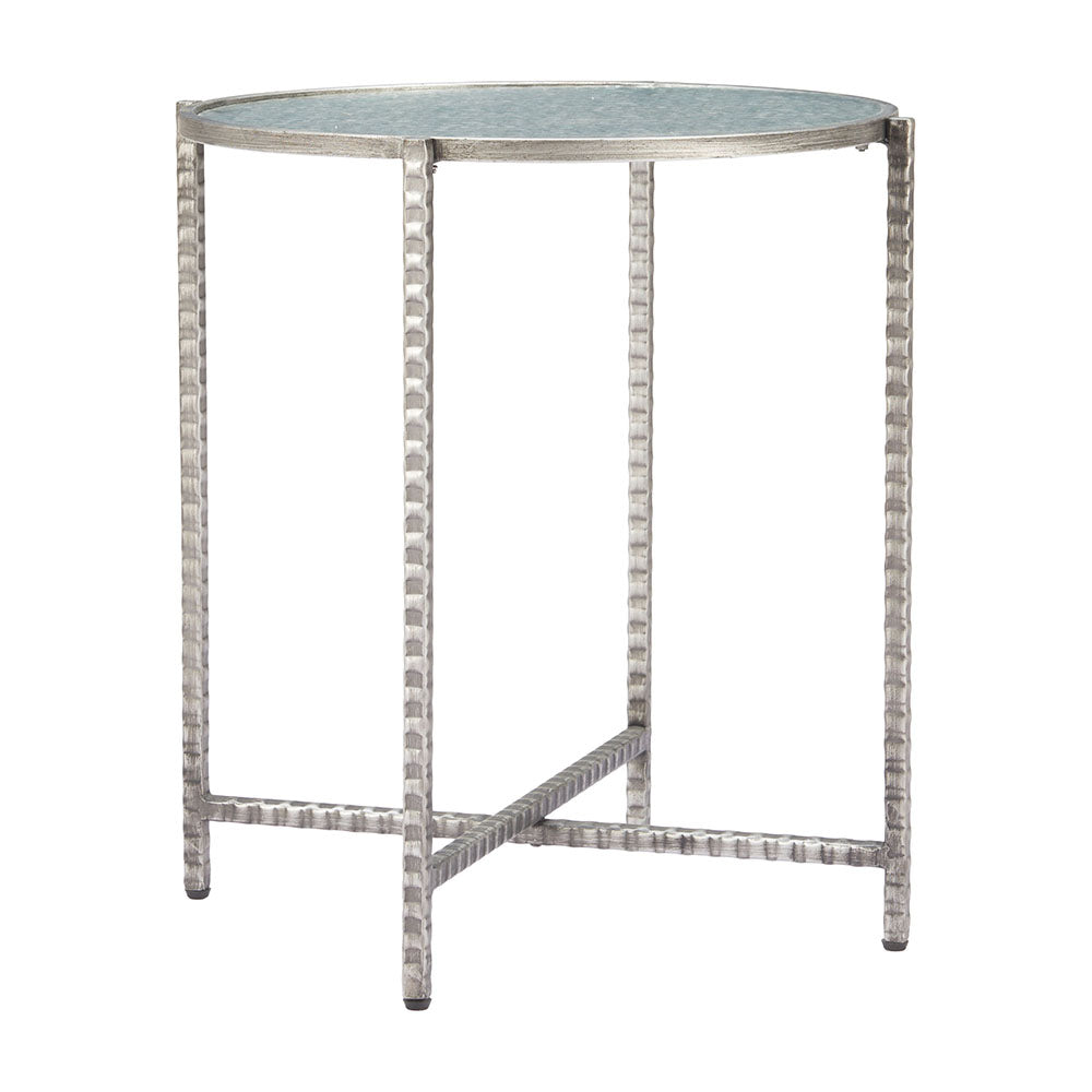VETRO SIDE TABLE SILVER