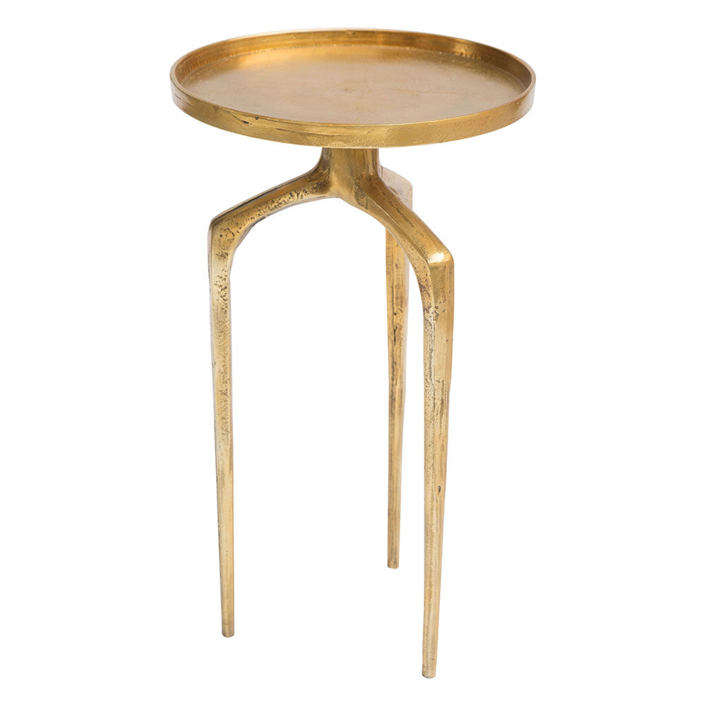 COMO ACCENT TABLE SET ANTIQUE GOLD