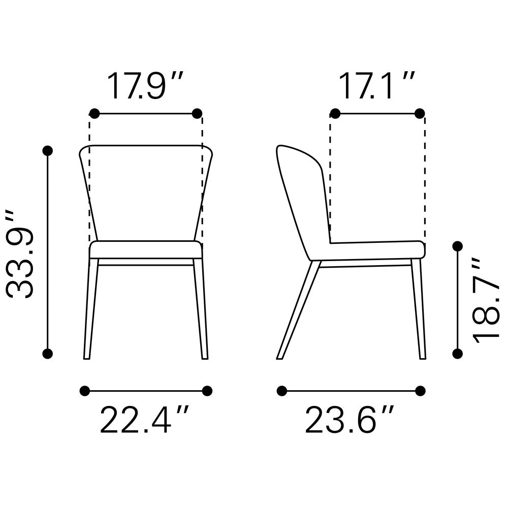 TOLIVERE DINING CHAIR PINK