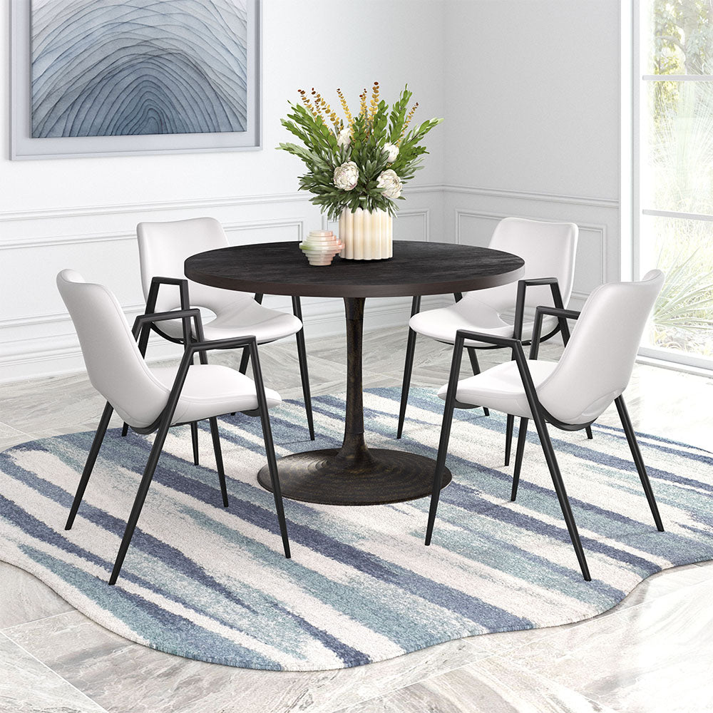 DESI DINING CHAIR WHITE