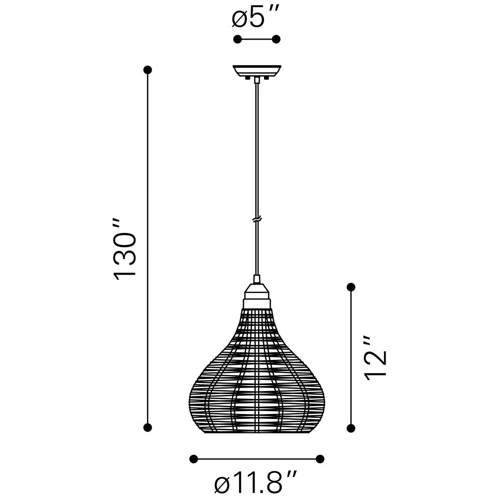 NEZZ CEILING LAMP NATURAL