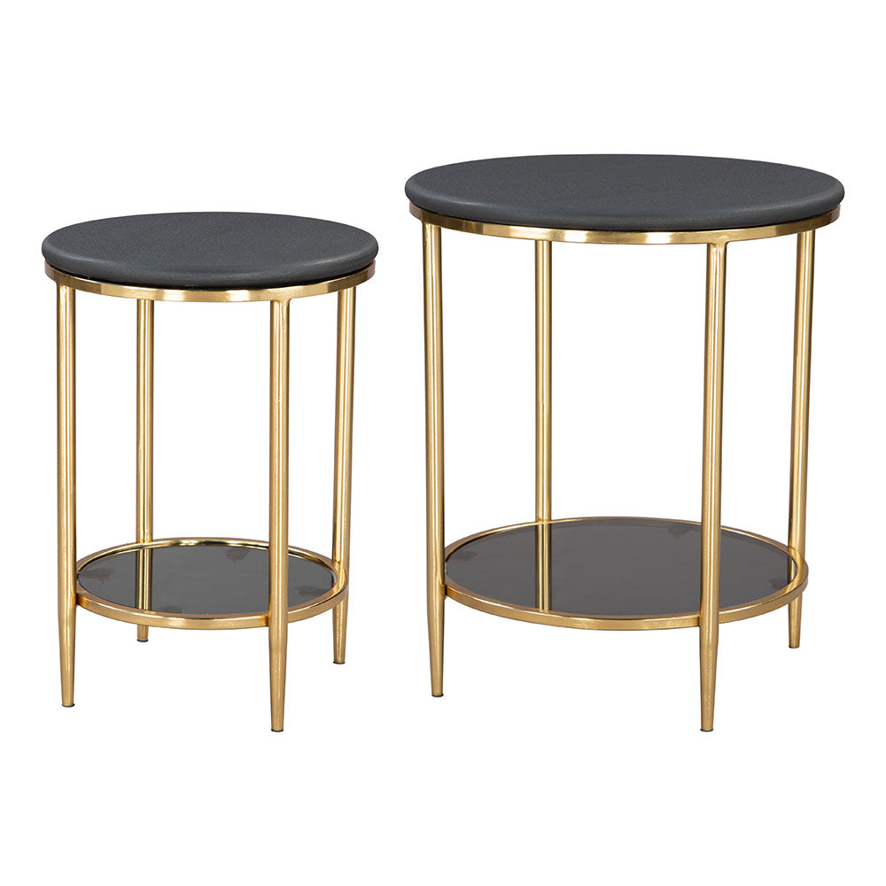 KOPER COFFEE TABLE SET BLACK