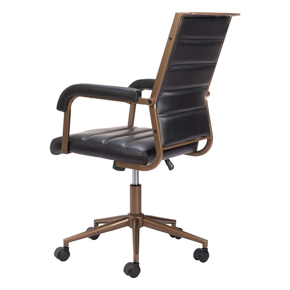 AUCTION OFFICE CHAIR VINTAGE BLACK