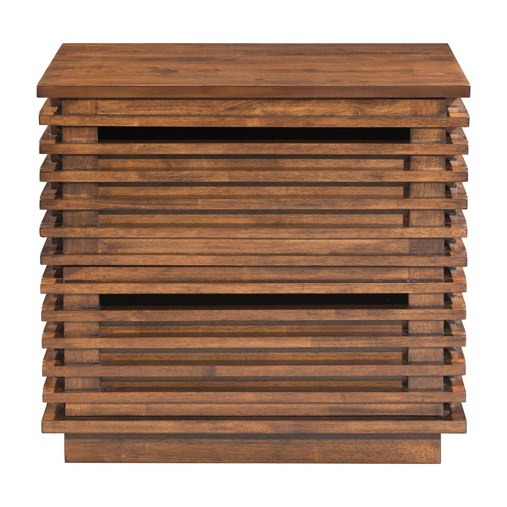 LINEA END TABLE WALNUT