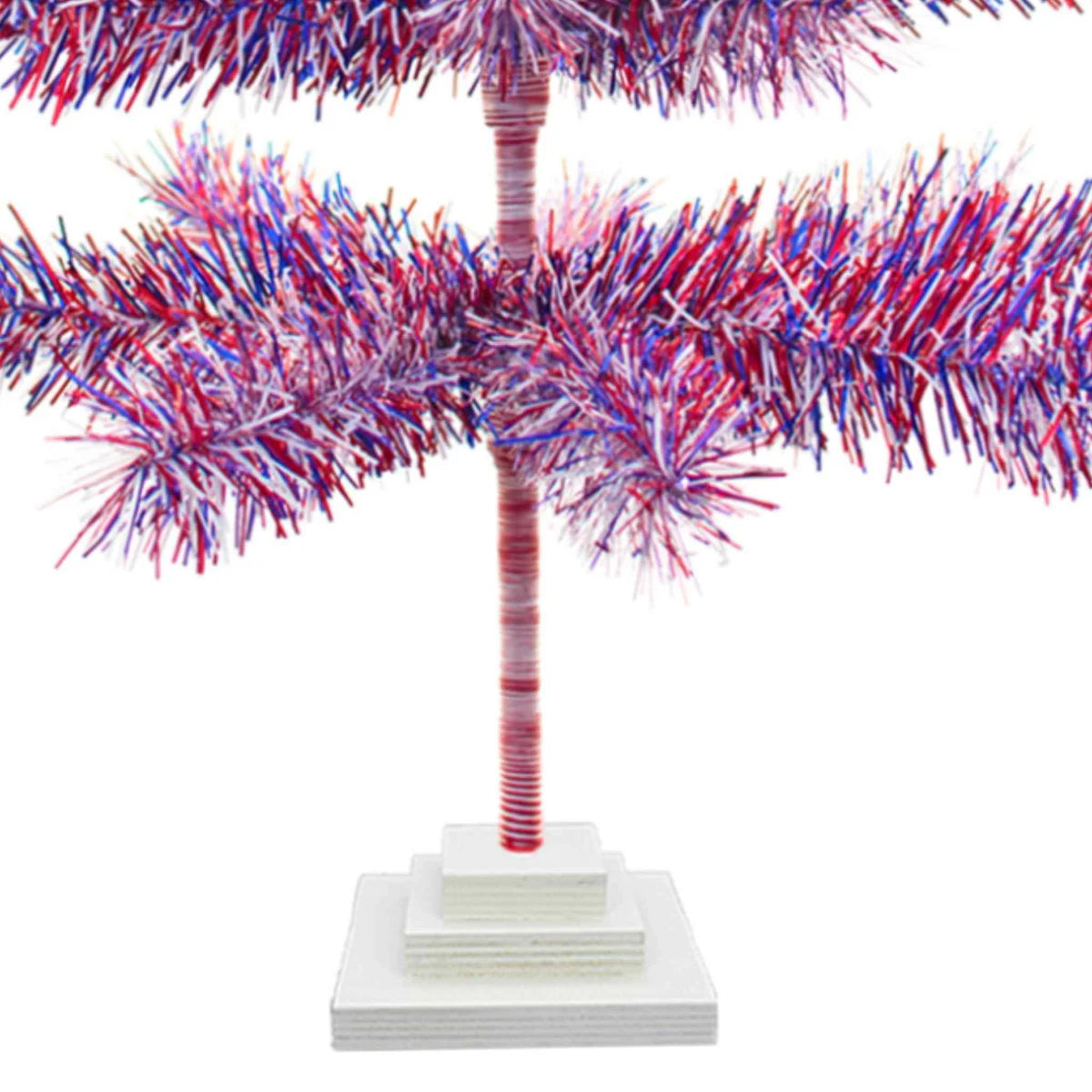 4TH OF JULY FIREWORK TINSEL TREES
