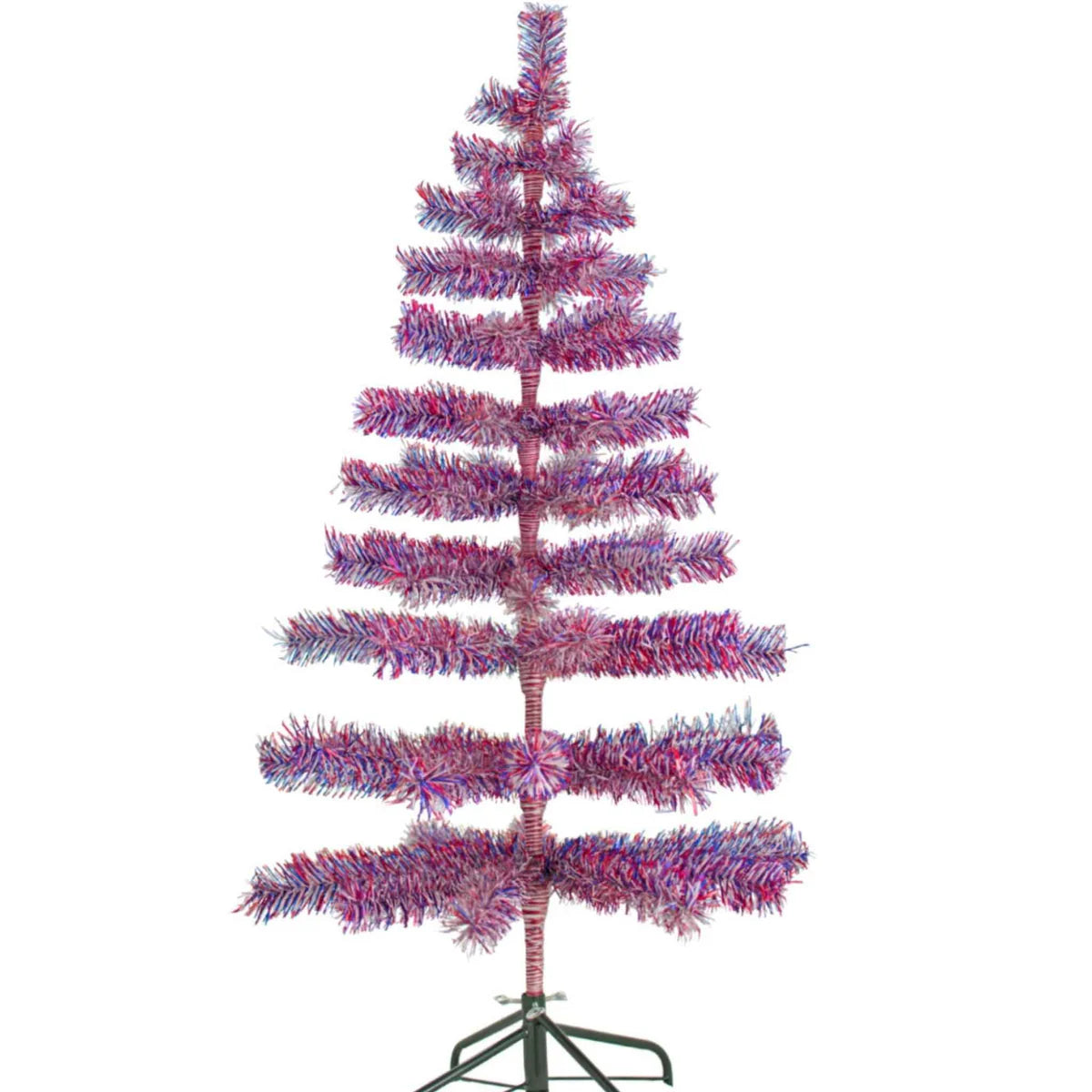 4TH OF JULY FIREWORK TINSEL TREES