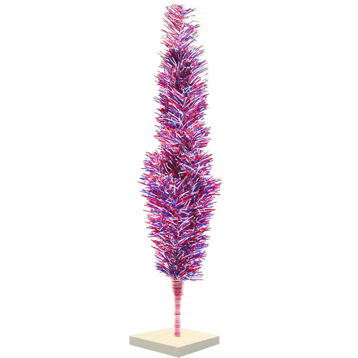4TH OF JULY FIREWORK TINSEL TREES