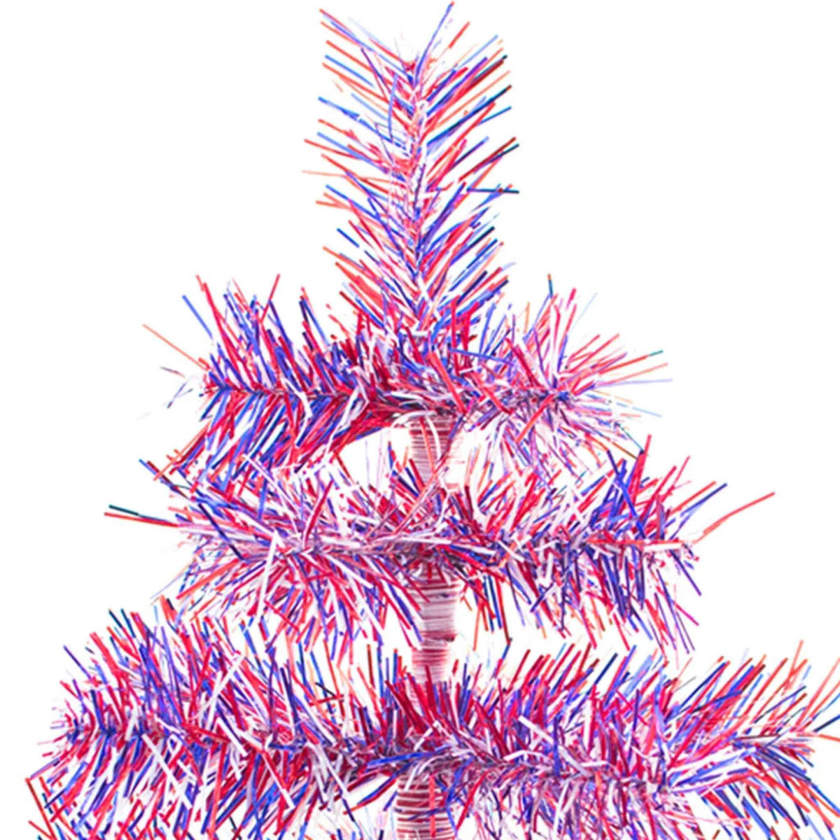4TH OF JULY FIREWORK TINSEL TREES