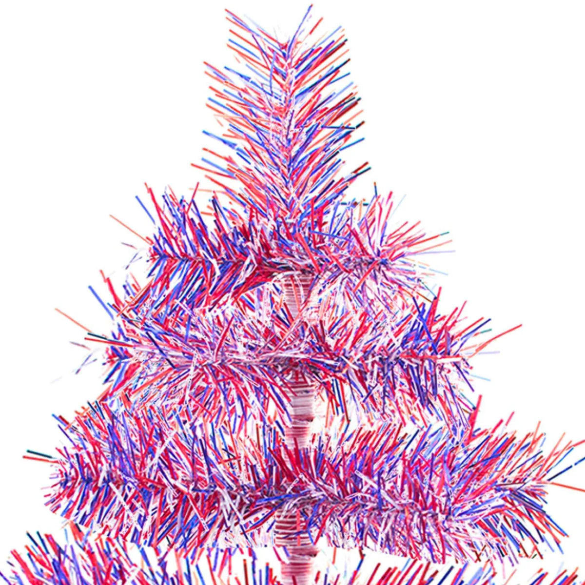 4TH OF JULY FIREWORK TINSEL TREES