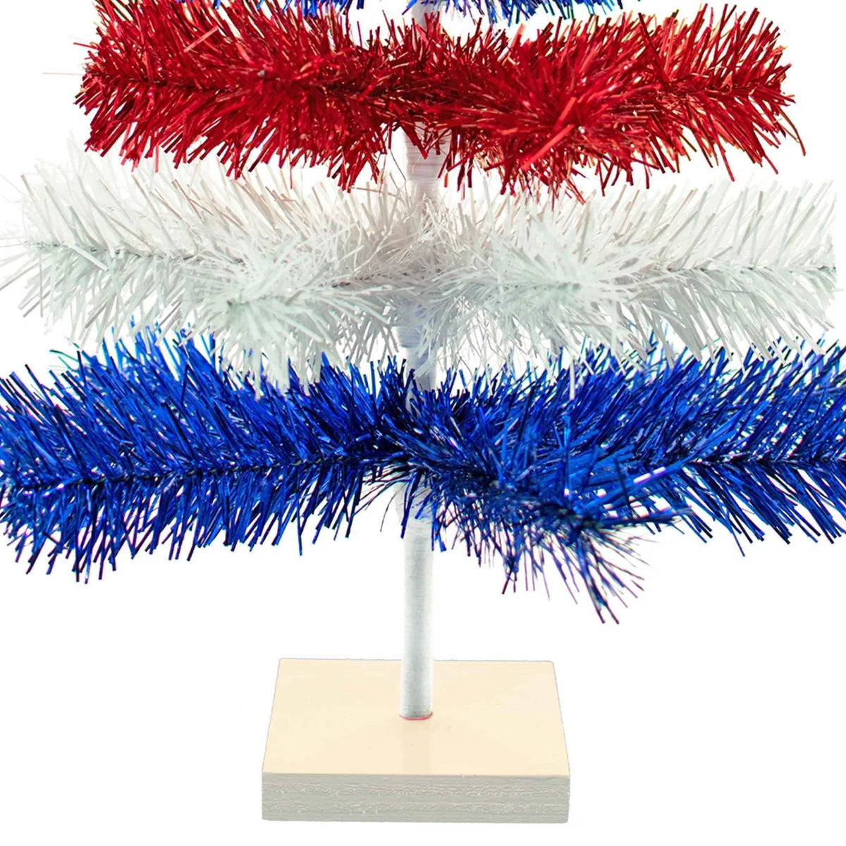 4TH OF JULY LAYERED TINSEL TREES