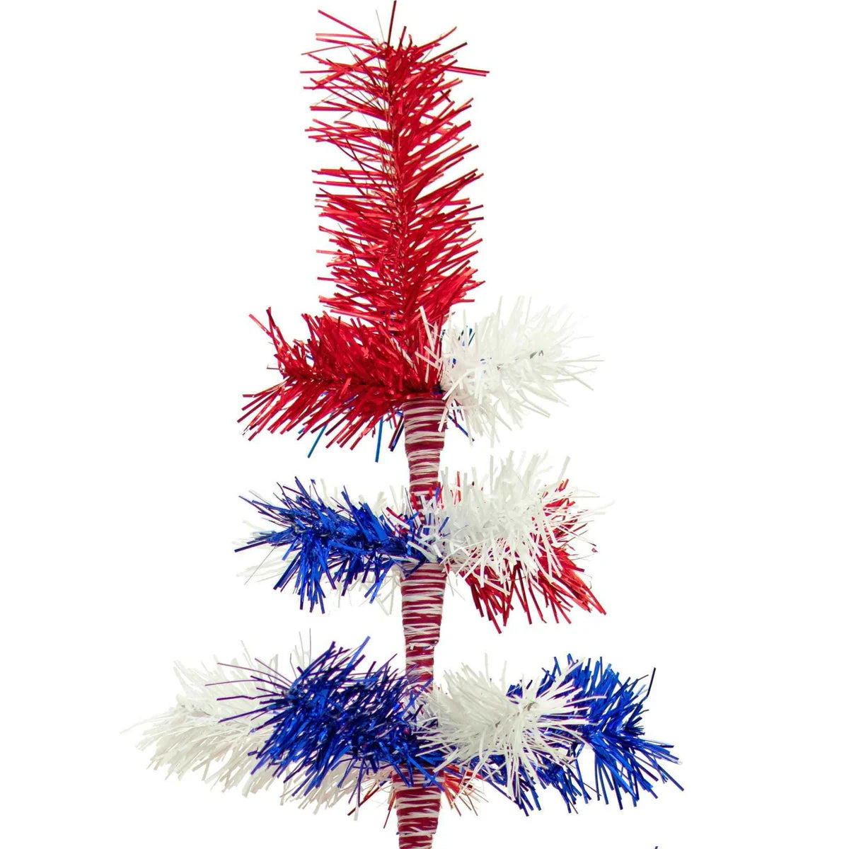 4TH OF JULY MIXED TINSEL TREES