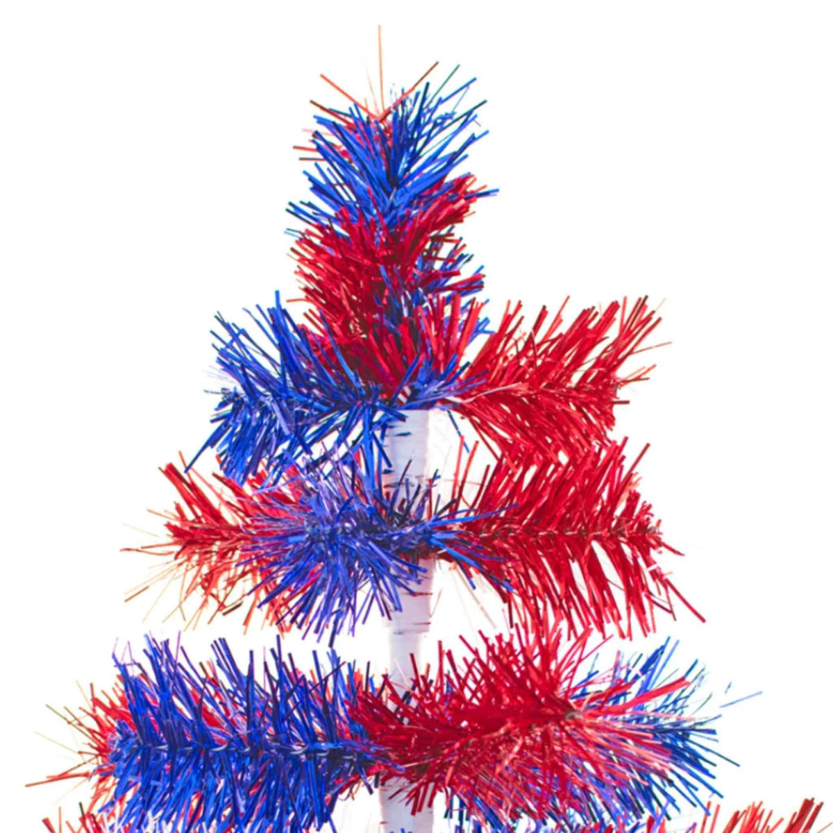 4TH OF JULY MIXED TINSEL TREES