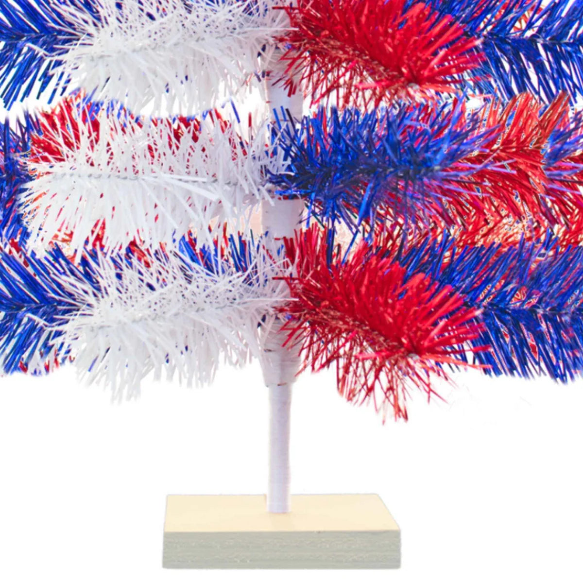 4TH OF JULY MIXED TINSEL TREES