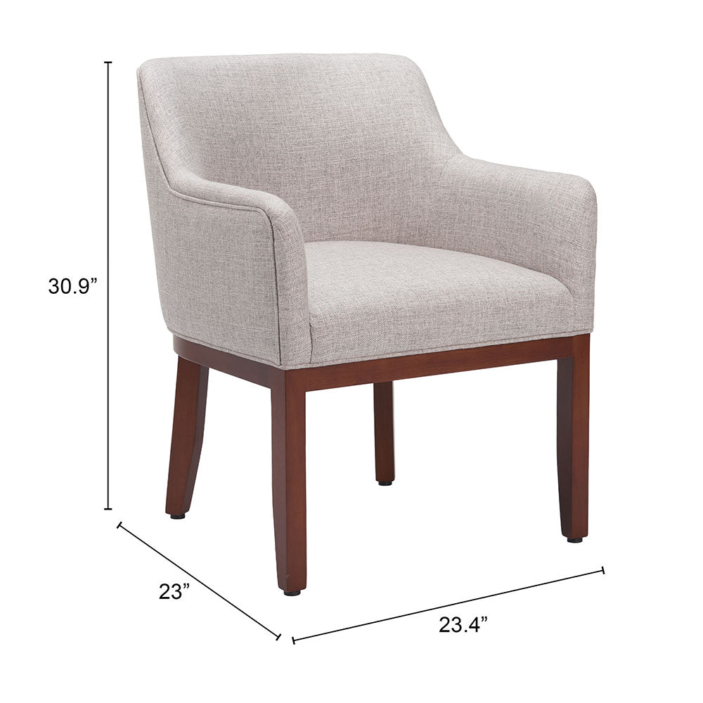 BERBERA DINING CHAIR GRAY