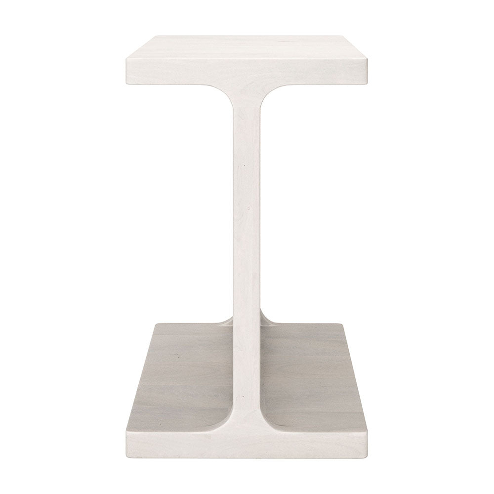 BAMA SIDE TABLE WHITEWASHED