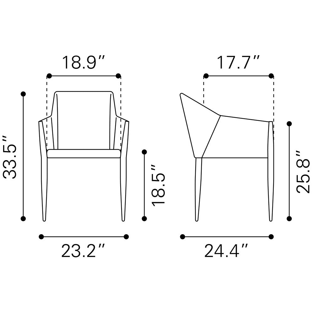 ANDOVER DINING CHAIR BEIGE