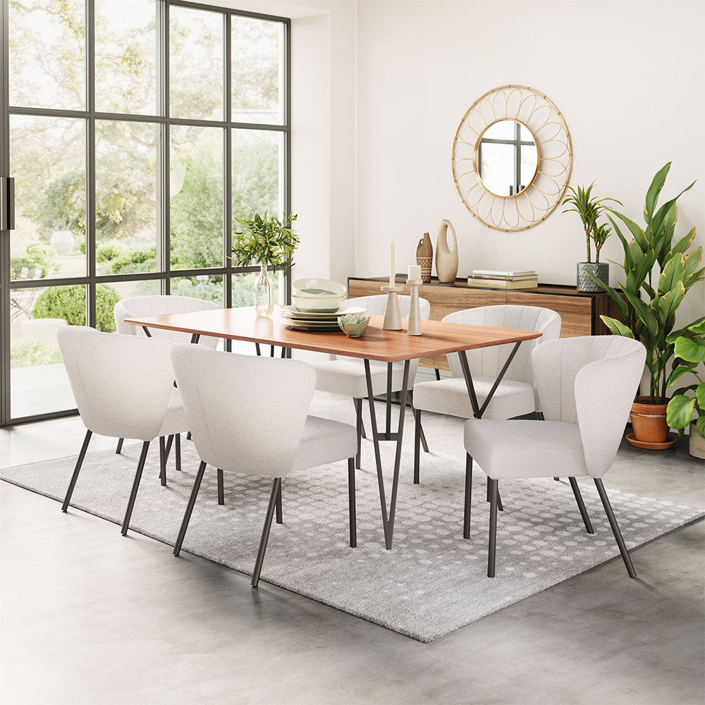 AIMEE DINING CHAIR CREAM