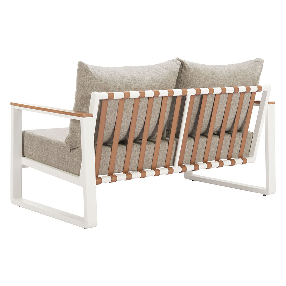 WELT SOFA TAUPE & WHITE