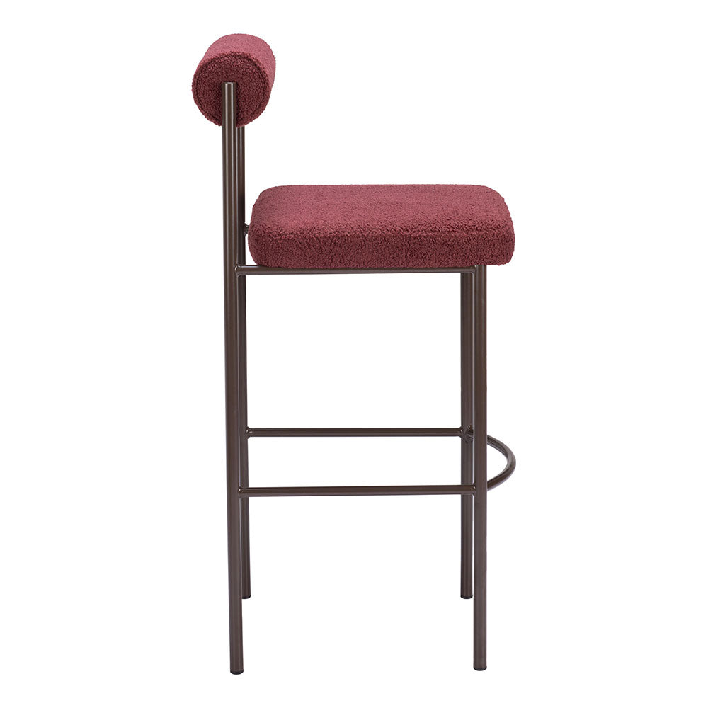 LIVORNO BARSTOOL RED & BRONZE
